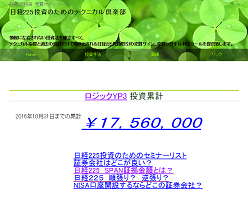 日経225投資のためのテクニカル倶楽部