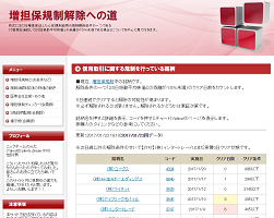 増担保規制解除への道