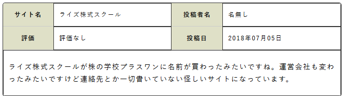 一時期別のサービス名で運営していたという情報