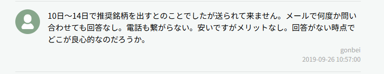 問い合わせの返信が遅いとの報告