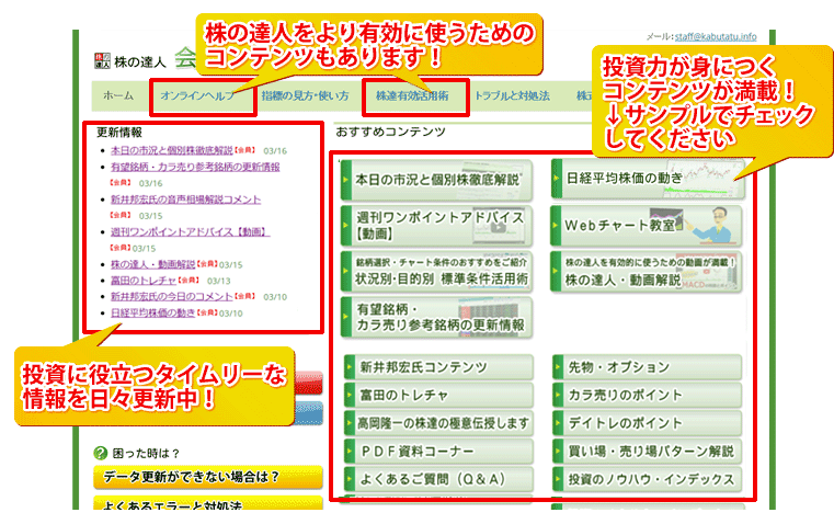 会員サイトで投資力を高める