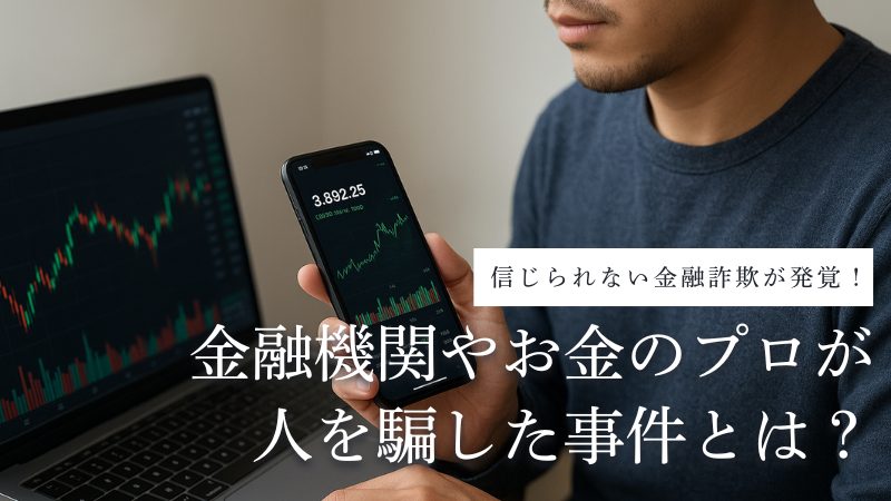 まっとうなはずの金融機関やお金のプロが人を騙すこともある！【連載第5回/最終回】